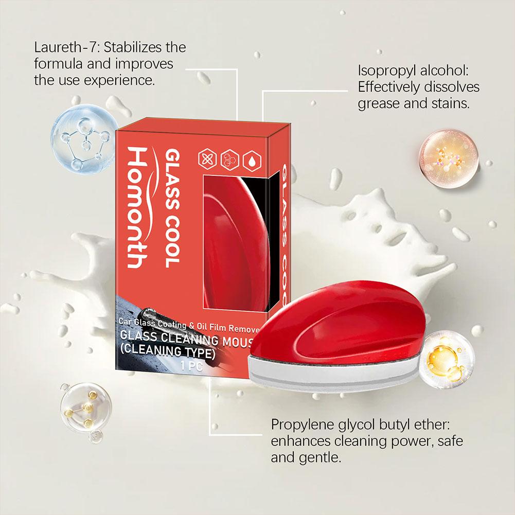 Glass Cleaning Mouse Wiping Dust Oil Stain Windscreen Oil Fim Remover Auto Cleaning Maitenance