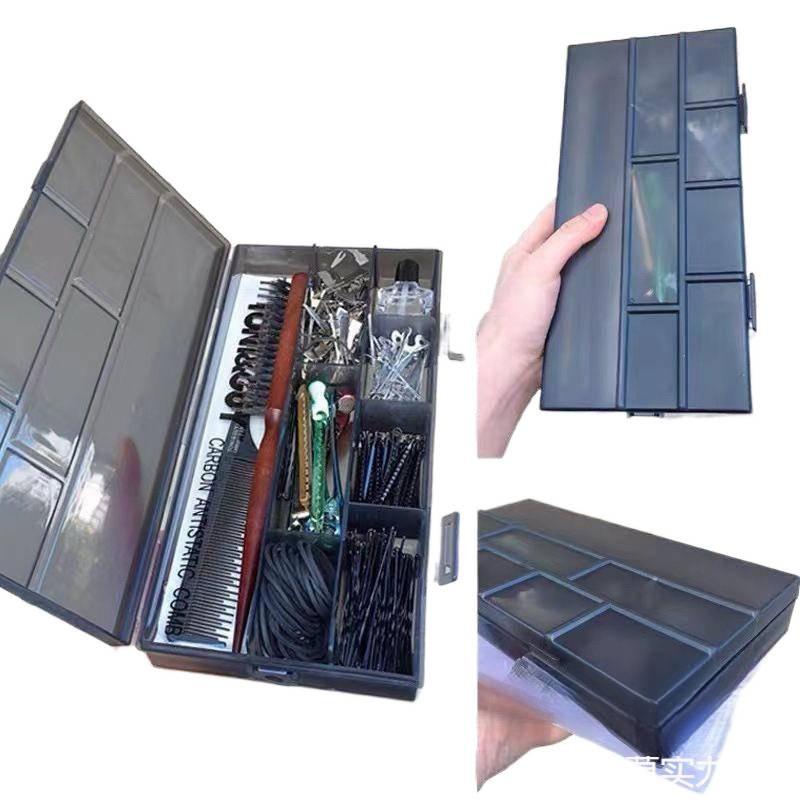 Transparent Makeup Storage Box for Cosmetics, Hair Clips, Hairpins, Rubber Bands, and Hair Ties
