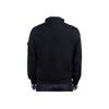 Stone Island Kids Zip Collar Loose Fit Long Sleeve Sweatshirt Kids sweatshirt Black 801662640-V0029