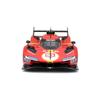 Bburago 1/24 Scale Diecast Model Car of the Ferrari 499P 3.0L Turbo V6 Team Ferrari AF Corse #51, 2023 Le Mans Winner, 18-26309