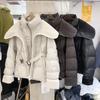 Veste en coton à double col européen pour femme, mode laine d'agneau chaude, sport décontracté