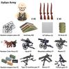 24 ks/šarže Postavičky vojáků WW2 Stavebnice vojáků WW2 Stavebnice postaviček vojáků Dětské sváteční dárkové hračky