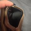 Used SAINT LAURENT YSL Logo Quilted Bi-fold Wallet Beige
