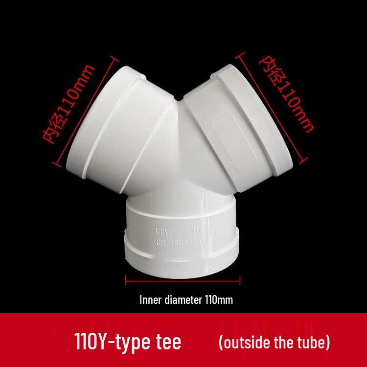 PVC Redukční T-kus s inspekčním otvorem a hrdlem/trnem