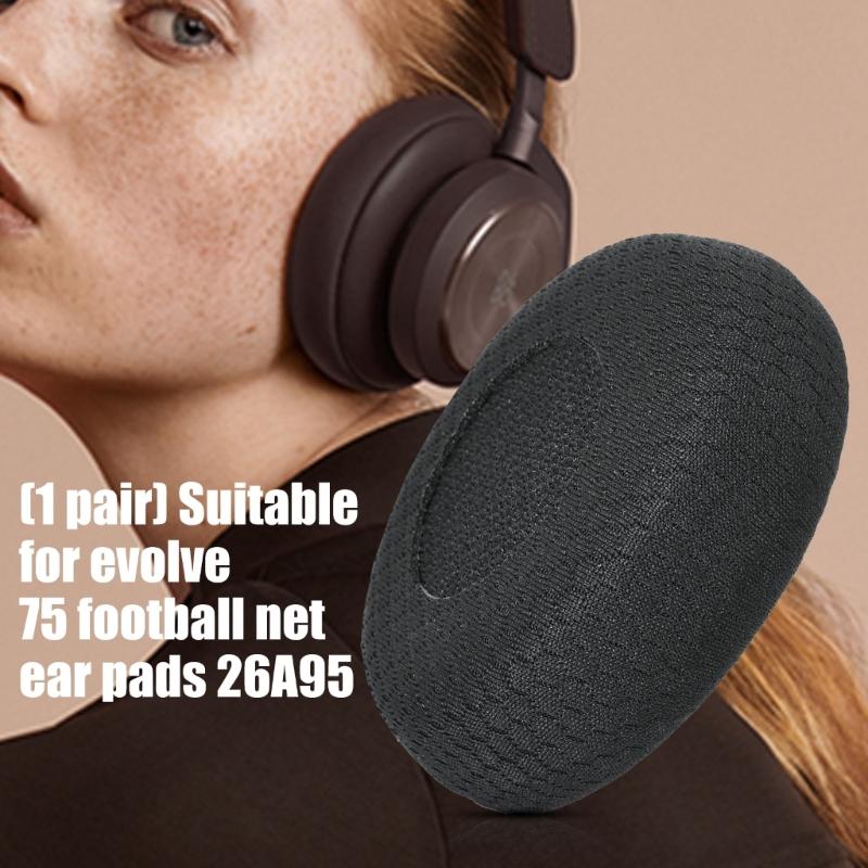 Replacement Memory Foam Earpads Ear Pad for Evolve 75 75+ /75 UC/75MS Headphones Ear Cushions Earmuffs Ear Cover