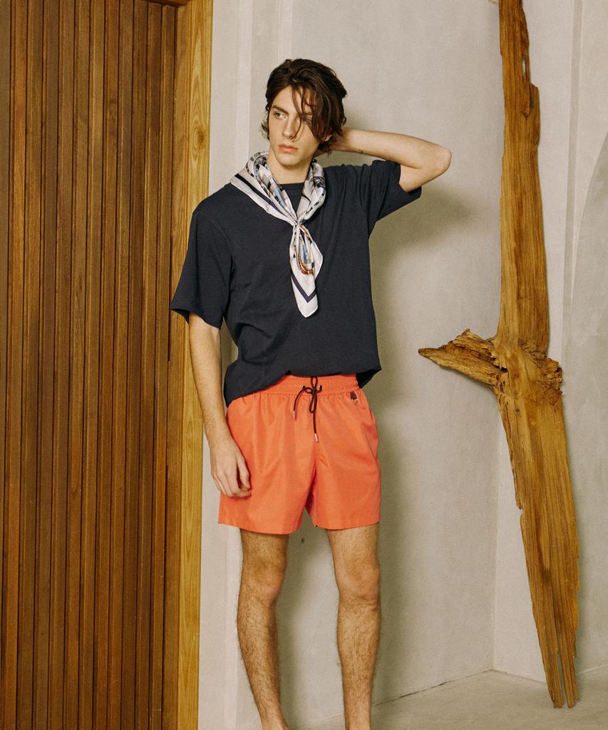 PADO SEOUL Oversized Short Sleeve T-Shirt Navy