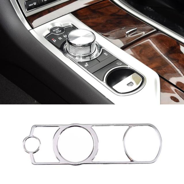 For Jaguar XF XJ 2010-2019 Car Modification Interior Central Control Shift Panel Button Decoration Sticker Car Accessories