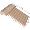 Leather Car Seat Extender Cushion,Car Leg Extender Leg Support Pillow Universal Car Seat Leg Pad,Comfortable Leg Rest Extended Cushion Mat For Car
