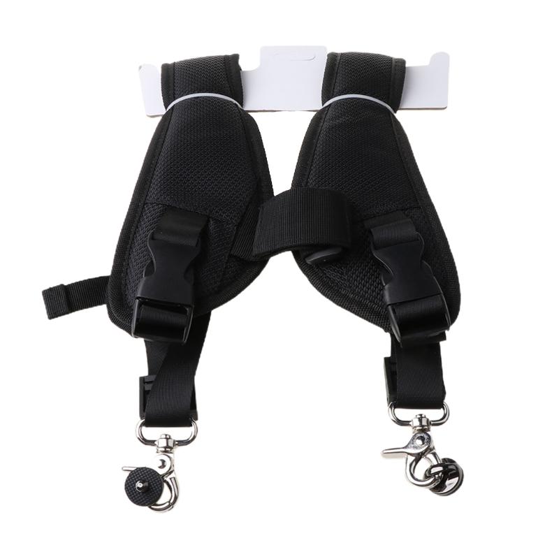 Double Dual Shoulder Camera Neck Strap Quick Rapid Sling Camera Belt for Digital SLR DSLR for  Camera Belt