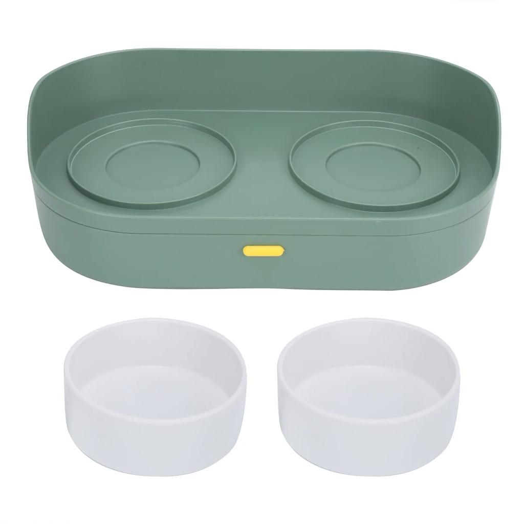 Miska dla kota i psa, wyjmowana, antypoślizgowa, zapobiegająca przewracaniu i łatwa do czyszczenia, miska dla zwierząt do picia i jedzenia