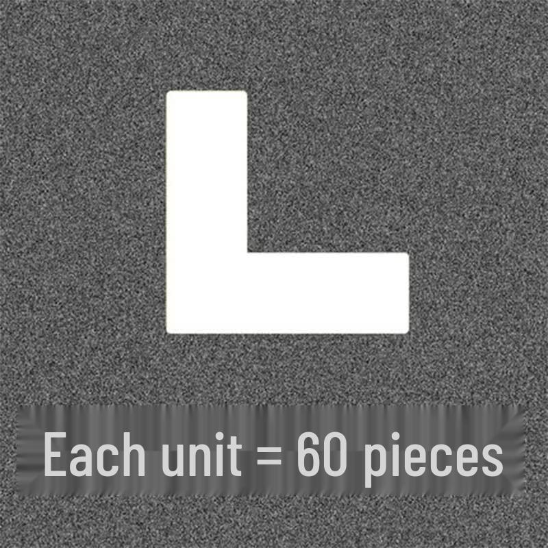 L-Shaped Floor Positioning Stickers