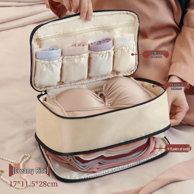 Waterproof Travel Underwear and Garment Organizer Bag
