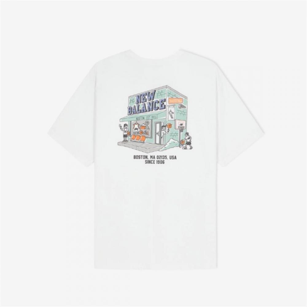 

New Balance Мальчик Баскетбольный Магазин Футболка с Коротким Рукавом B1 Nbnef21563 1.NBNEF21563 10/XS