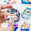 China Hong Kong Fridge Stickers Tsim Sha Tsui Travel Souvenirs Macao Fridge Stickers Home Decoration Wedding Gifts