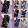 Midnight Floral Funda For OPPO Reno 4Z 5Z 8T 4 5 6 7 8 Lite 10 Pro OPPO Find X2 Lite X3 Neo X5 X6 Pro Case