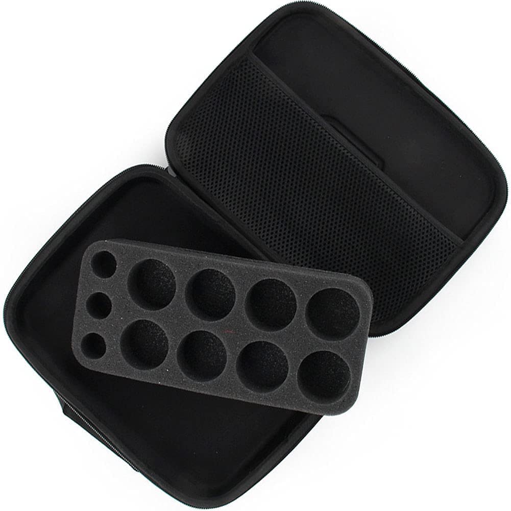 Portable Beyblade Case with Handle, Durable, Built-in Sponge, Shock Absorbing, Storage Case for Beyblade Burst, Gift for Kids, Black