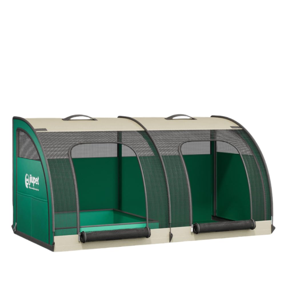 

Jiza Портативная переноска для питомцев для складной автомобильной поездки, питомник для питомцев с защищенным от мусора сиденьем для средних и крупных питомцев, золотистый, передняя и задняя часть, многофункциональный питомец для автомобиля зелёный