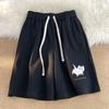 Men Shorts Print Shorts High Street Couple Five-point Shorts Basketball Short Pants