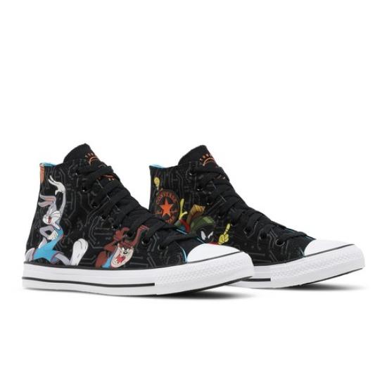 Converse Space Jam x Chuck Taylor All Star High Tune Squad 172485C 36 чёрный/белый