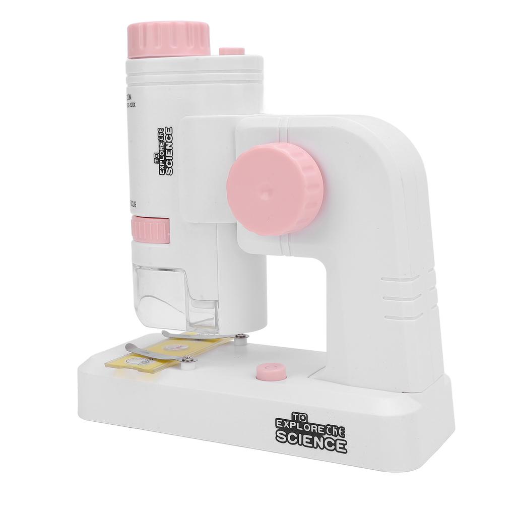 Kids Microscope Portable Miniature Microscope High Definition Science Experiments Set for School