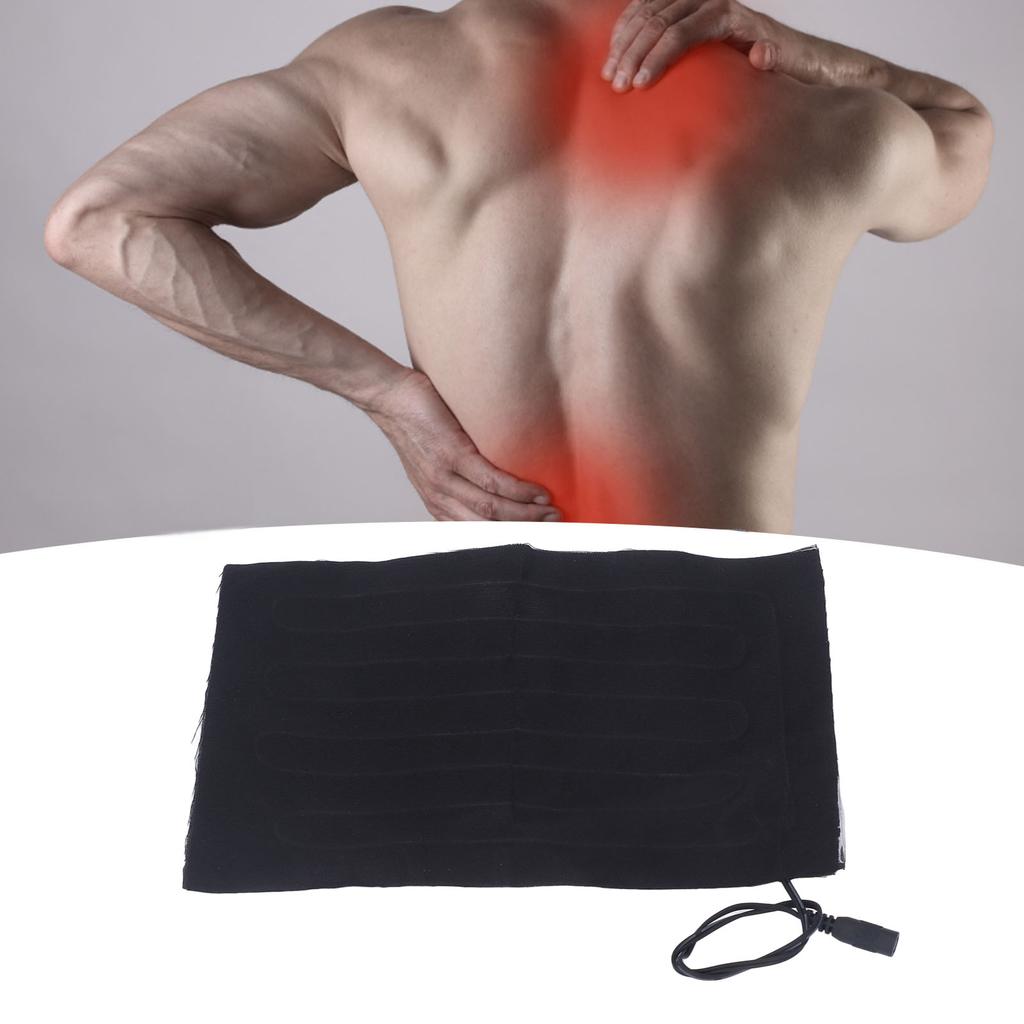 USB Electric Heating Pad 3 Gear Temp Adjustment Multifunctional Heated Sheet Piece for Neck
