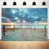 Sunset Beach Path Tapestry,Realistic Ocean Sea Sand Dune Scenic Landscape Print Wall Hanging for Bedroom Living Room Dorm Office