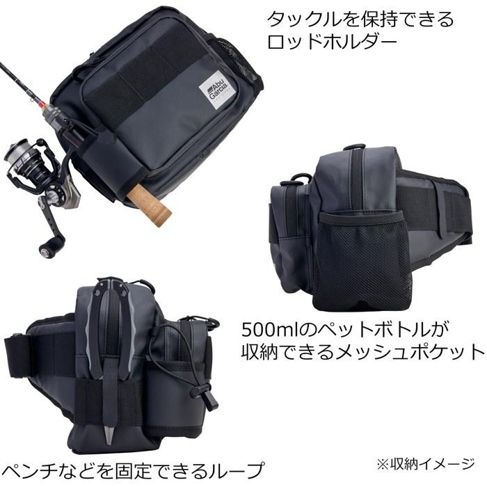 AbuGarcia Angler Hip Bag Mini Coating Black (Water Repellent)