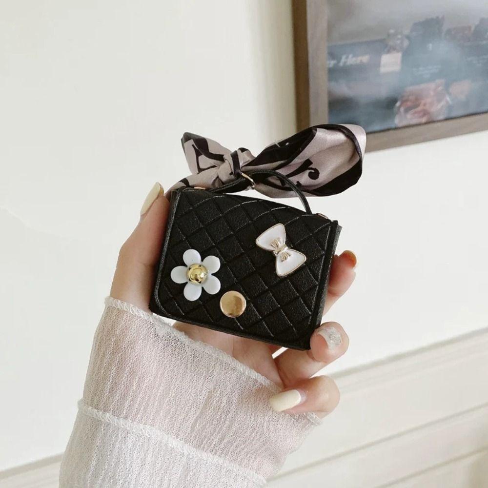 Mini Keychain Leather Earphone Case New Bluetooth Headset Cover