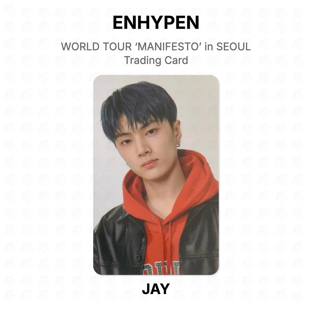 ENHYPEN WORLD TOUR ‘MANIFESTO’ in SEOUL Trading Card Official Photocard