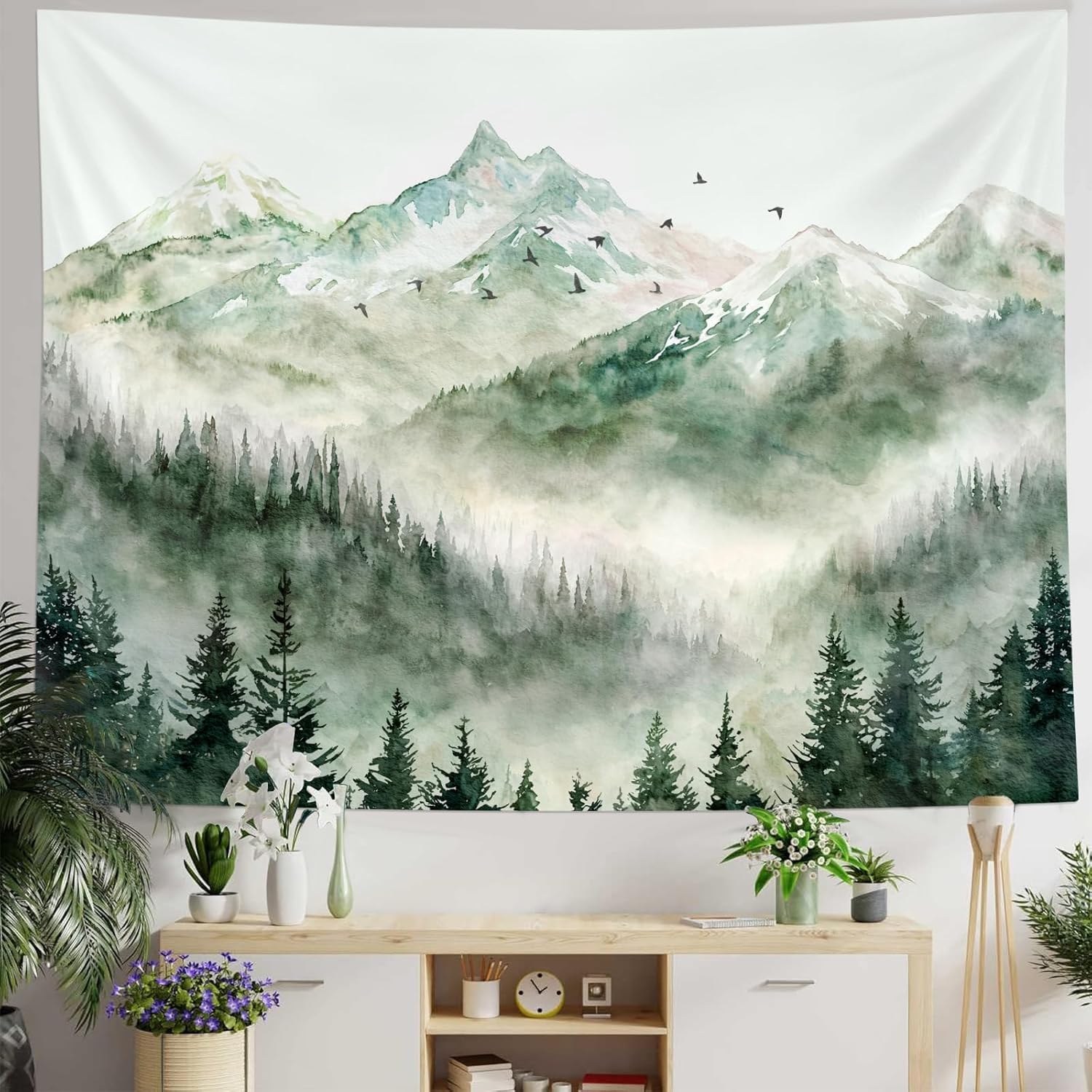Kanui Tapestry Mountain Nature Landscape 75x100
