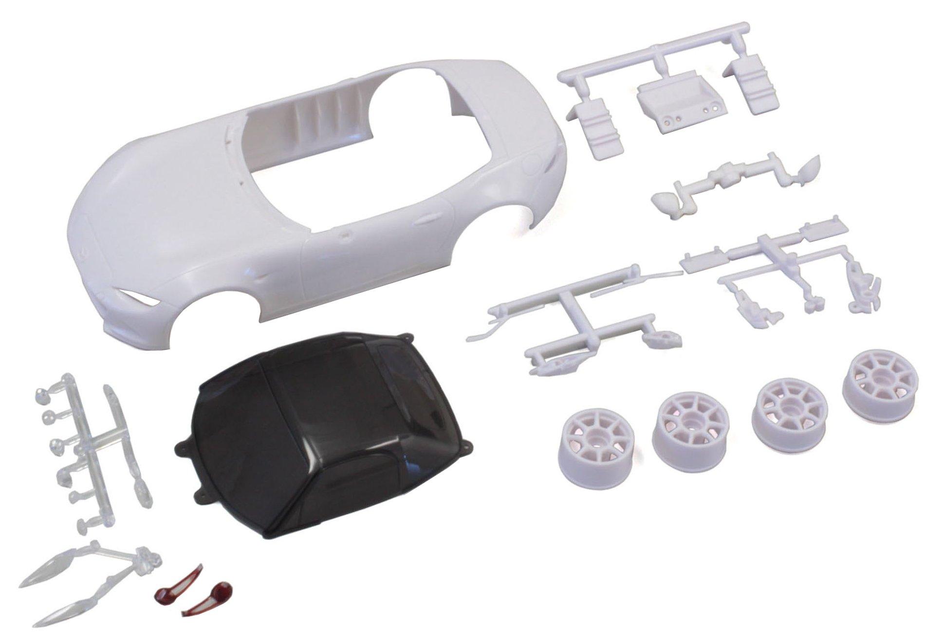 

Kyosho Mazda Roadster White Body Set Radio Control Parts MZN173 (with wheels)