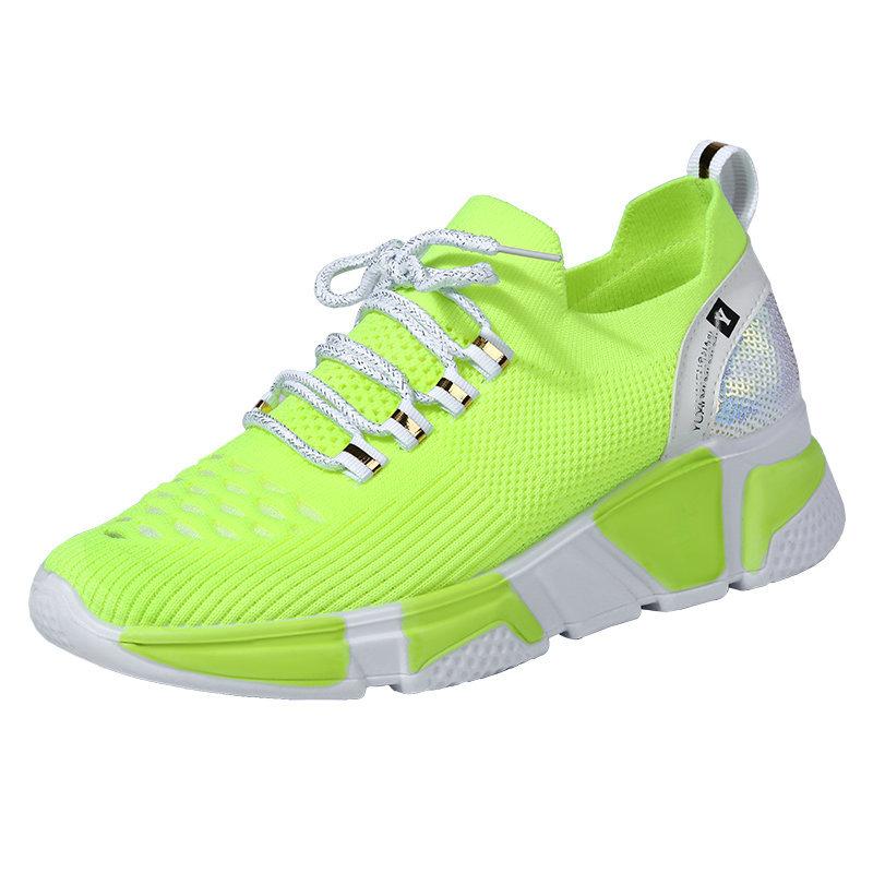 Autumn and Winter New Fashion Soft-soled Dance Shoes Women's Square Dance Shoes Mesh Breathable Shuffle Dance Shoes Ghost Step Dance Shoes