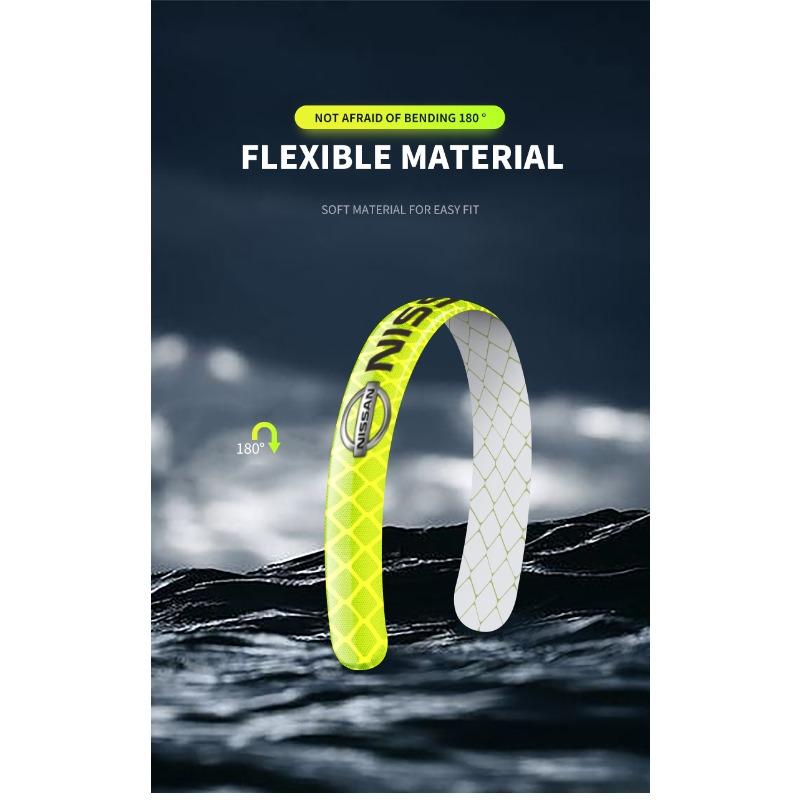 Auto Radnabe Reflektierende Aufkleber Reifen Felge Leuchtendes Zubehör Für Nissan Nismo Almera Tiida Juke Teana Qashqai 350Z 370Z GTR