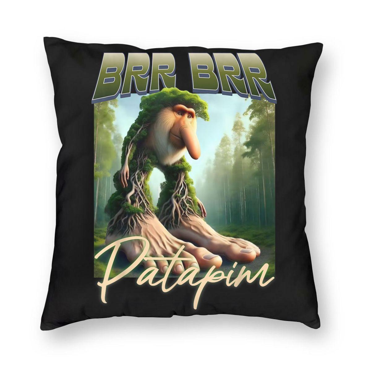 

Bombardiro Crocodilo Meme Pillowcase Double-sided Printing Fabric Cushion Cover Decoration Pillow Case Cover Home Square 40*40cm 12x12Inch