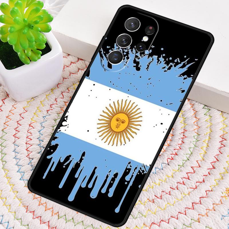 Argentina Flag Phone Case for Samsung Galaxy note 10 pro S26 Ultra S23 S24 FE S25 S21 S22 PLUS shockproof Cove