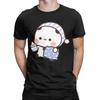 Men Bubu Panda Going To Sleep With Dudu Bear T Shirts 100% Cotton Clothes Crazy Short Sleeve Crewneck Tees Size T-Shirt 71813