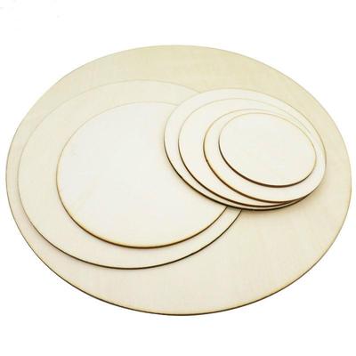 Wooden Round Slices for DIY Crafts & Educational Projects