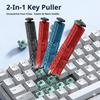 2-in-1 Keyboard Keycap Puller Switch Extractor Tool Universal Key Cap Shaft Remover Kit For Gaming Keyboard Repair
