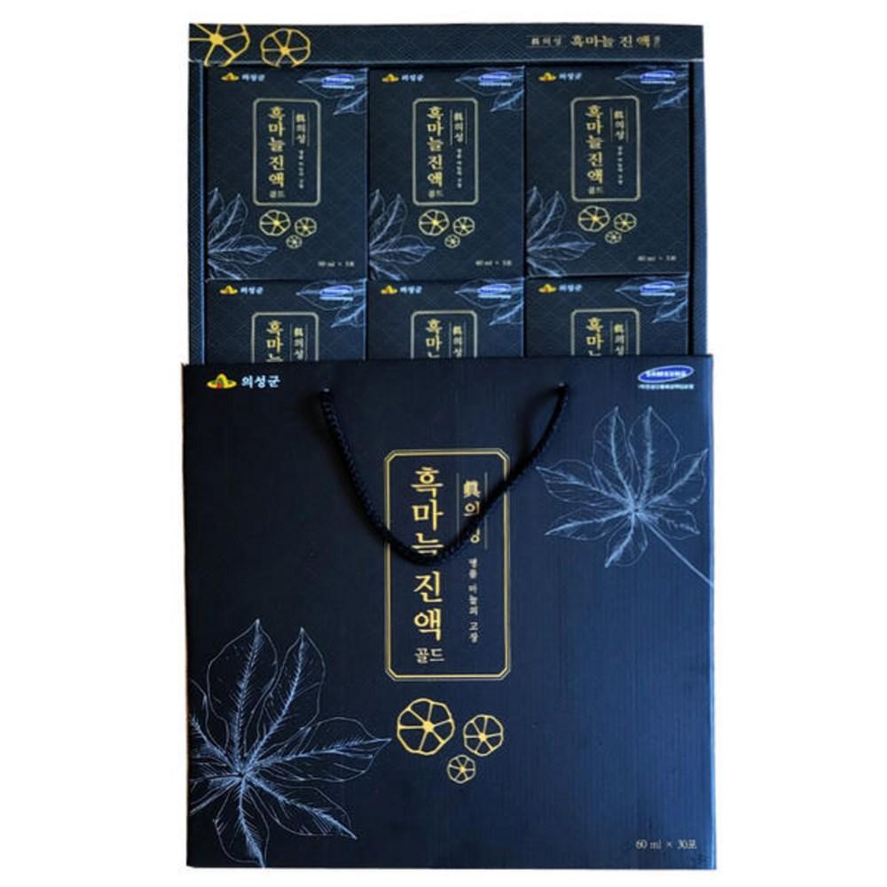 Uiseong Black Garlic Extract 1.8L 60ml X 30 Pouches 4 Pcs 120 Pcs 1.8L