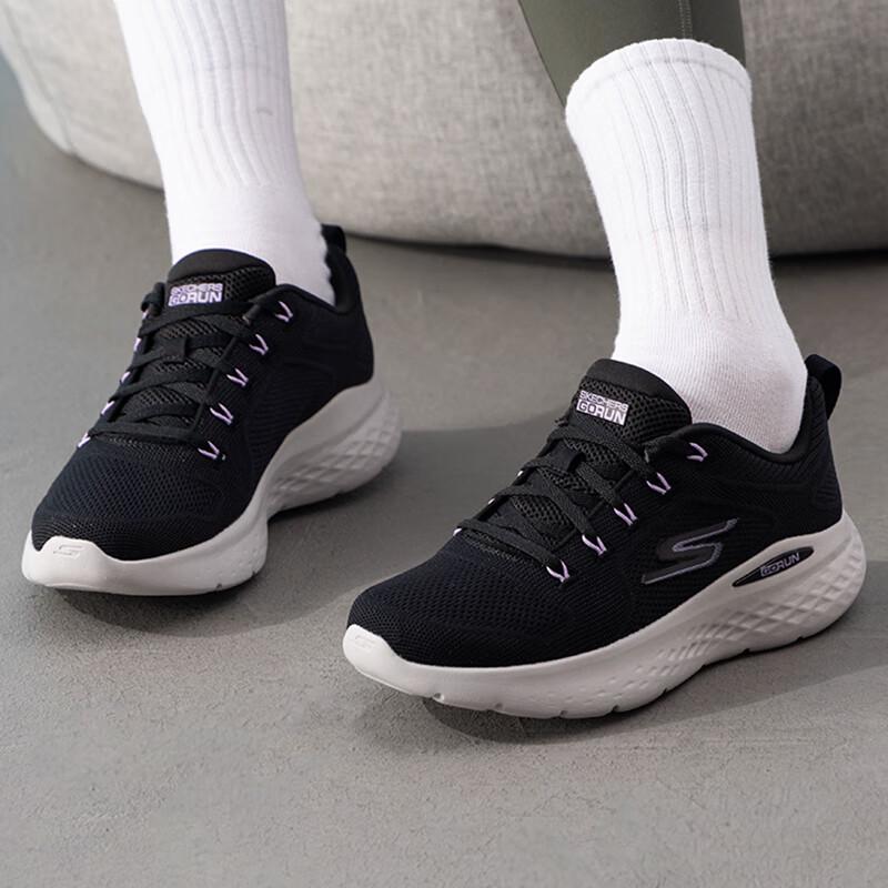 Skechers Women s Road Running Shoes 129429-BKLV US 6.5