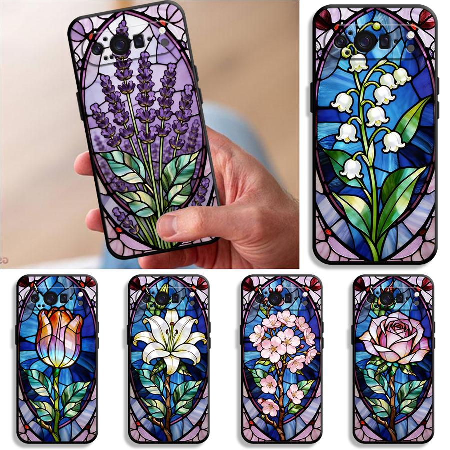 Case for Google Pixel 10A 6a 9a 7a 8a 6 7 8 Pro 10 9 Pro XL Funda Phone Cover Colorful Window Flowers