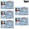 5-10 Cards Santa Claus Drivers Licence Merry Christmas Gift For Children Kids Favors 2025 New Year Party Decoration Supplies