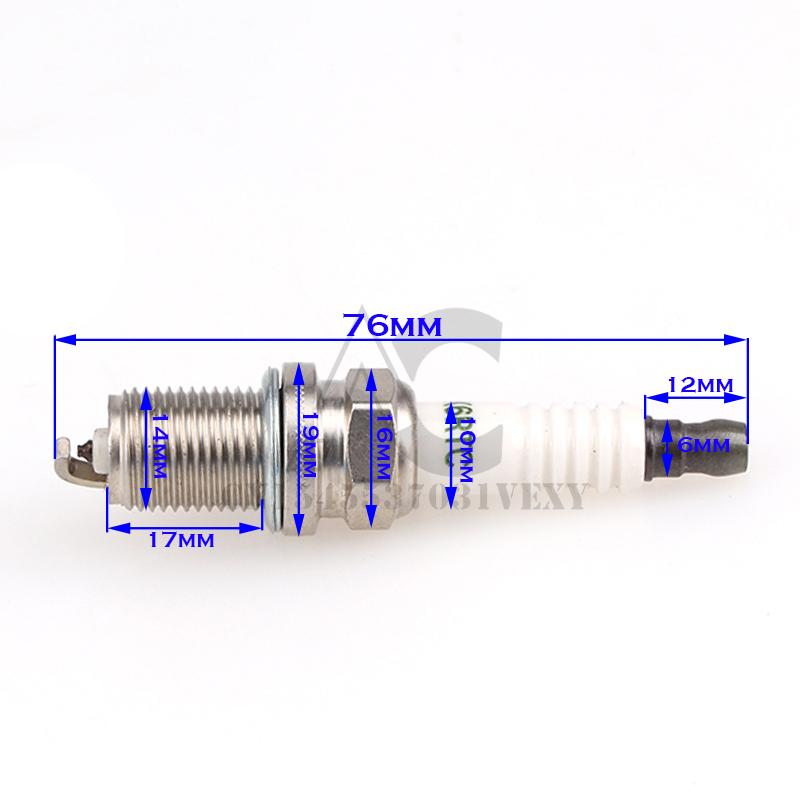 Iridium Platinum Candle China Torch Spark Plug K6RTC for Lifan 820 BREEZ CEBRIUM CELLIYA (530) SMILY SOLANO X50 X60