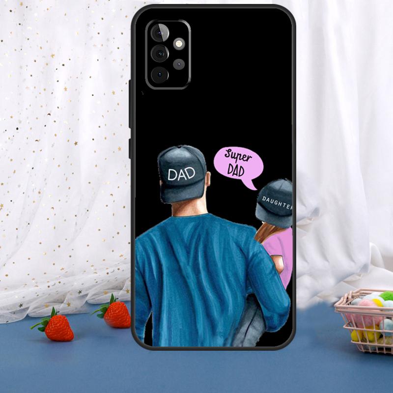 Super Dad Mom Baby Girl Twin For Samsung Galaxy A15 A55 A35 A53 A33 A13 A36 A56 A26 A16 A22 A32 A52 A54 A34 A05 A06 Case