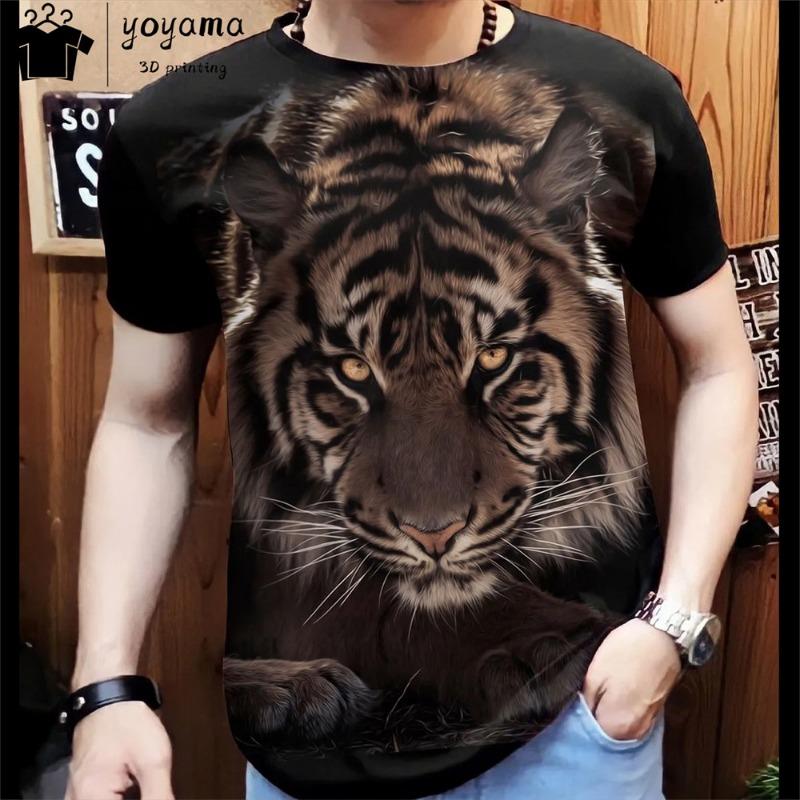 Joker 3D Printed T-shirt Summer New Street Fashion Round Neck Short Sleeved