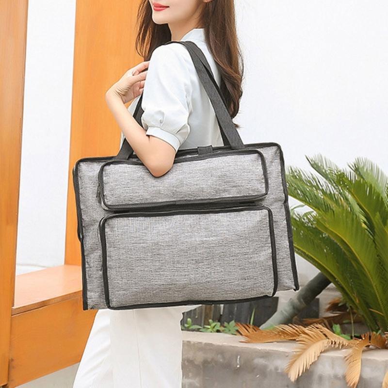 4K/8K Art Portfolio Bag Practical Portfolio Tote Drawing Board Bag for Brushes