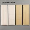 100 Sheets Chinese Calligraphy Xuan Rice Paper with Grids for Calligraphy Small Characters Brush Ink Lover Beginner Writing