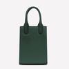 Matt [Refurbished] Wave Cowhide Mini Tote Bag Green