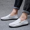 Fashion Men's Leather Casual Loafers Shoes Wedding Dress Shoes New Big Size Moccasins Shoes Suede Shoes High Quality Zapatos