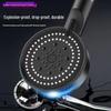 Black Warrior 5-Speed Lotus Handheld Shower Head Set for Bathrooms